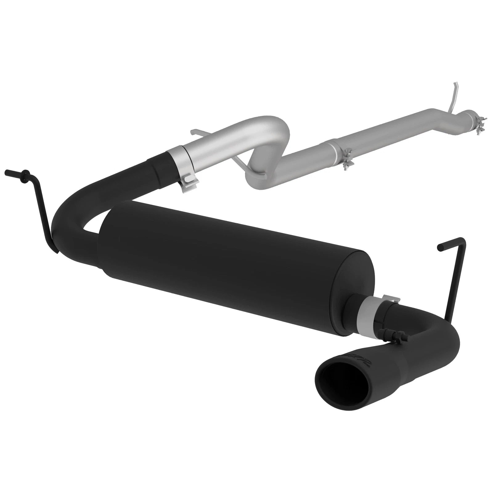 MBRP 12 Jeep Wrangler/ Rubicon 3.6L Cat Back Single Rear Exit Black Exhaust