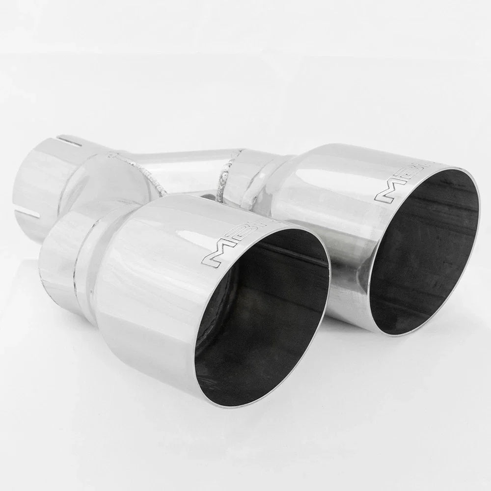MBRP Universal T304 SS Dual Tip 3.5in OD/2.5in Inlet