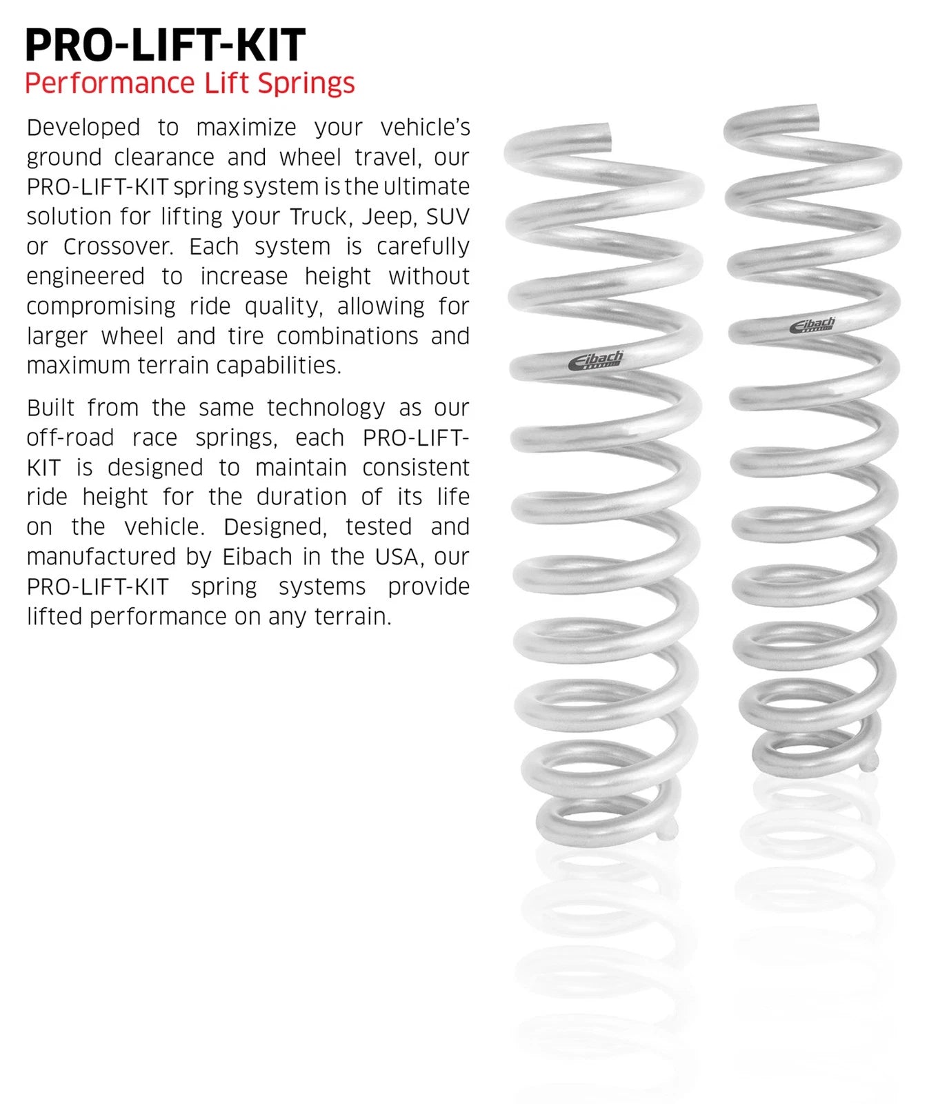 Eibach Ineos Grenadier w/ Winch Pro-Lift Kit Springs (Front & Rear)