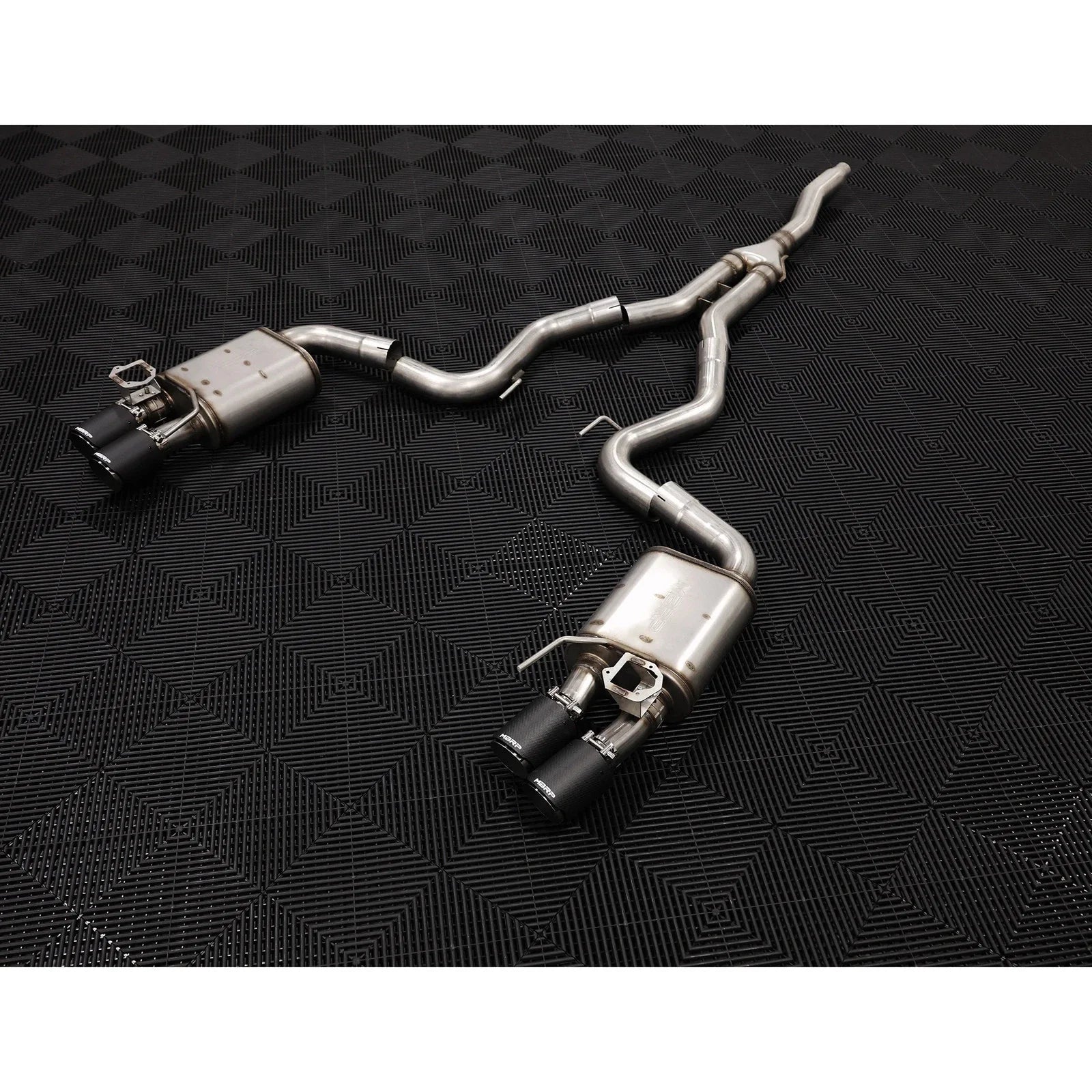 MBRP 18-22 Ford Mustang 2.3L Ecoboost 3in Cat-Back Exhaust w/ Quad Carbon Fiber SS Tips - T304