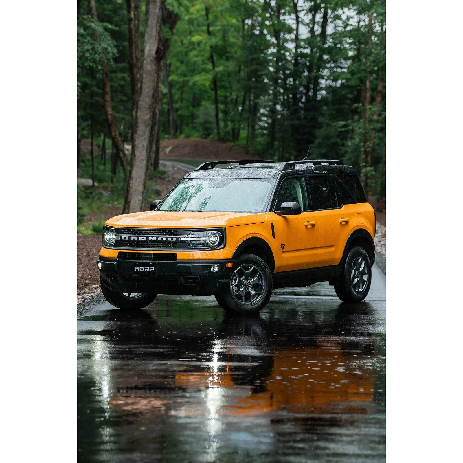 MBRP 2021+ Ford Bronco Sport (1.5L / 2.0L EcoBoost) 2.5in Res-Back Exhaust - Dual Rear - Black