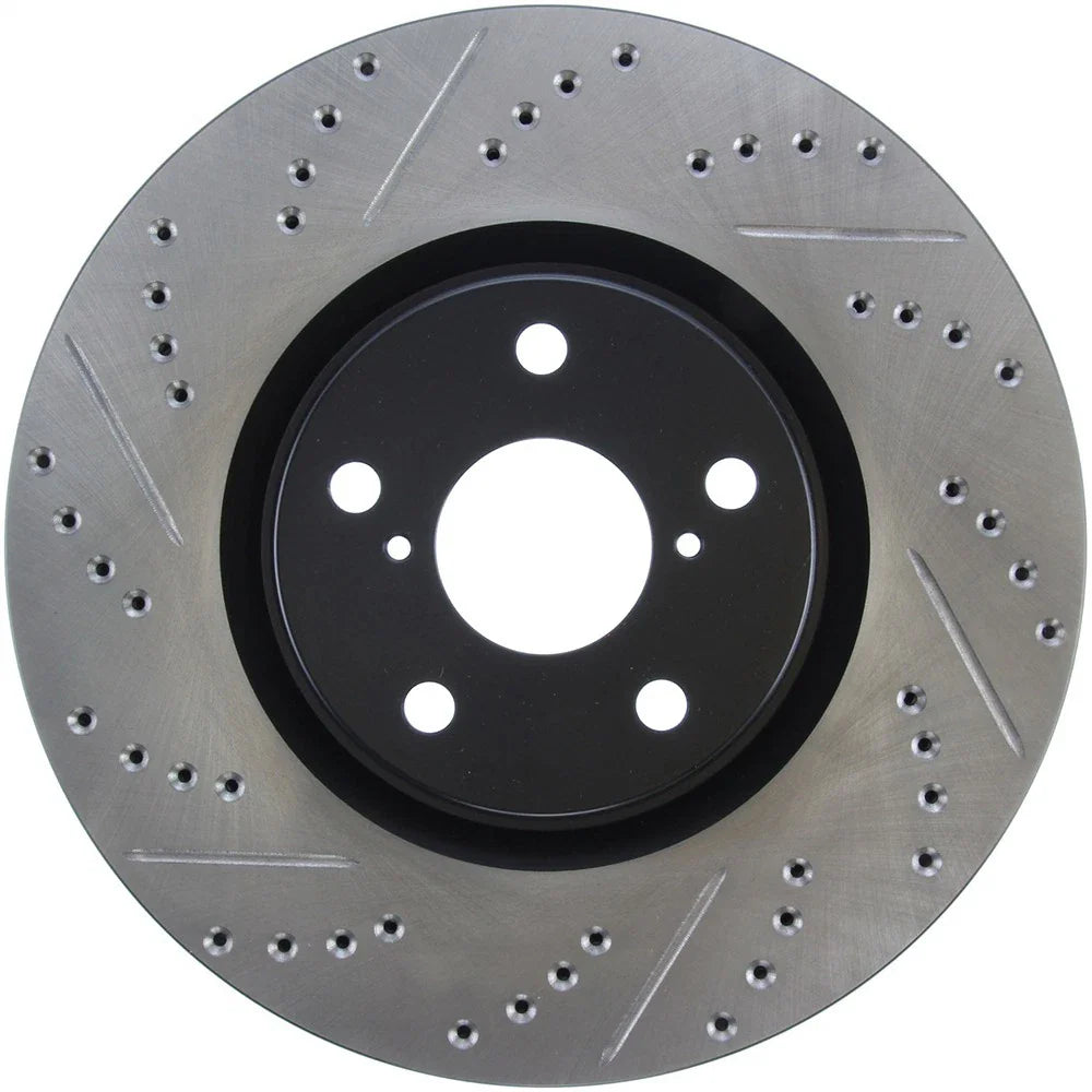 StopTech 5/93-98 Toyota Supra Turbo Right Front Slotted & Drilled Rotor