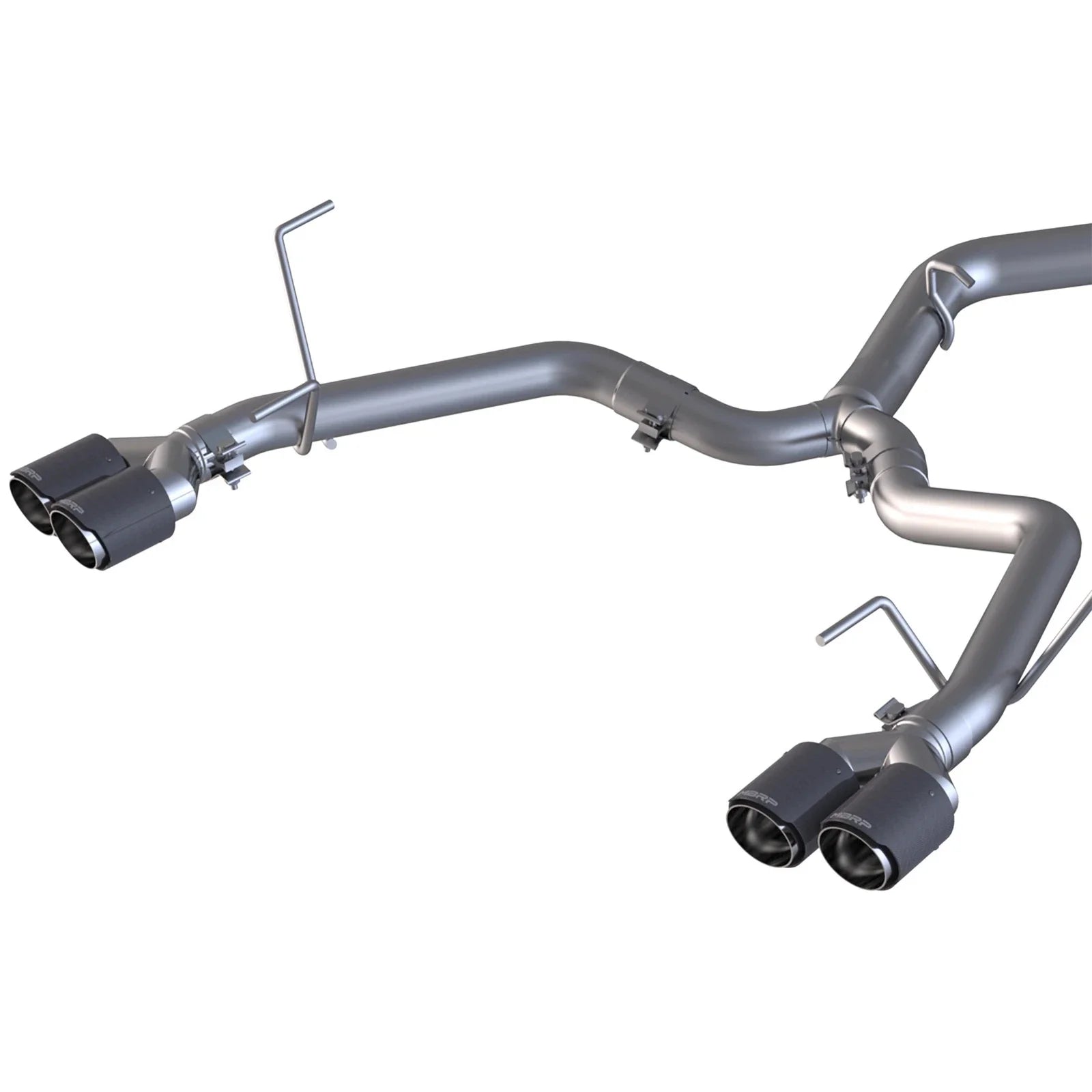 MBRP 15-19 Subaru WRX 2.0L/STI 2.5L 3in Dual Split Rear Exit w/ 3.5in Tips - T304 (Race Version)