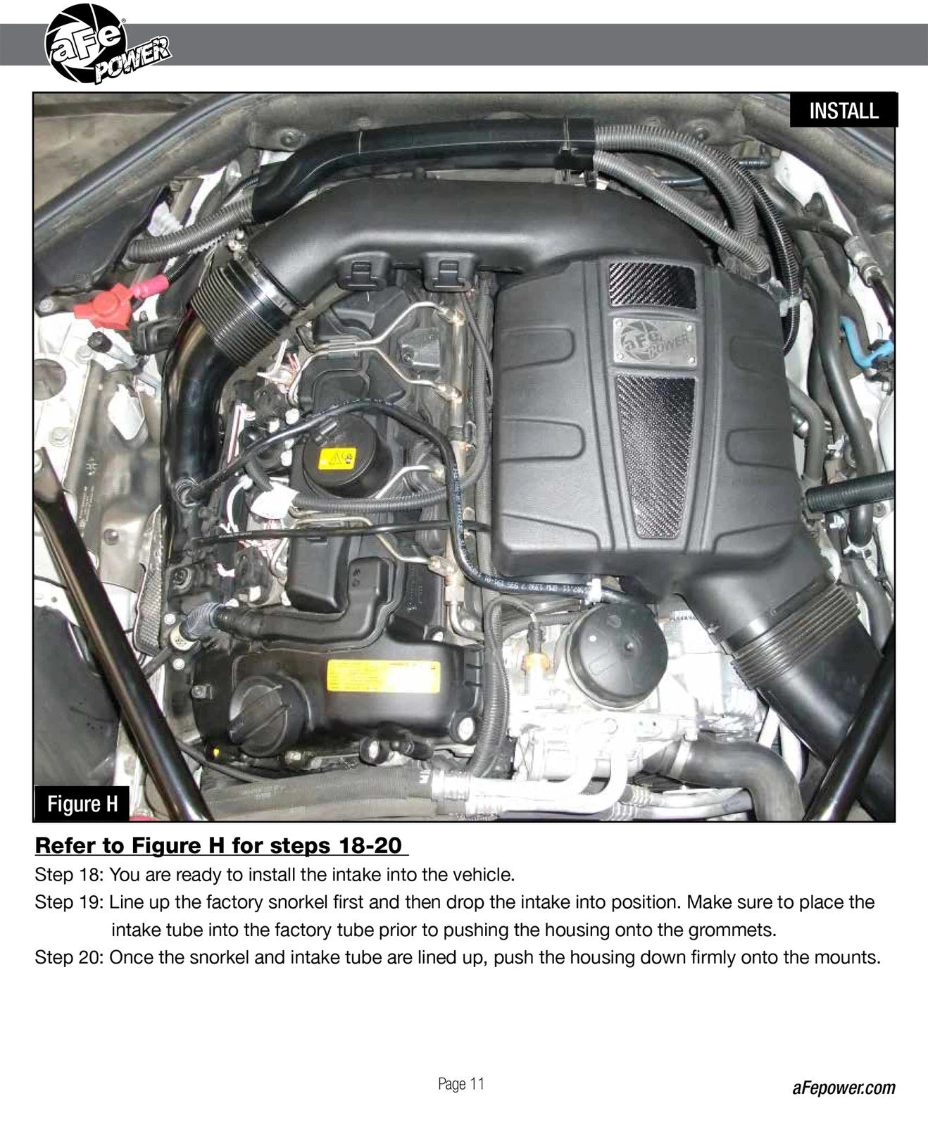 aFe MagnumFORCE Intake Stage-2 Si Pro DRY S 11-16 BMW 535i (F10) L6 3.0L (t) N55