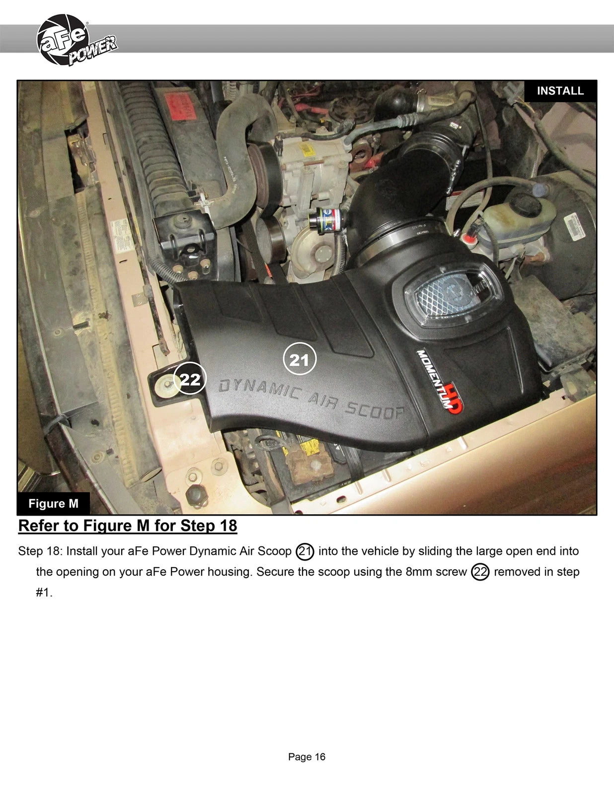 aFe POWER Momentum HD Cold Air Intake System w/ Pro Dry S Media 94-97 Ford Powerstroke 7.3L