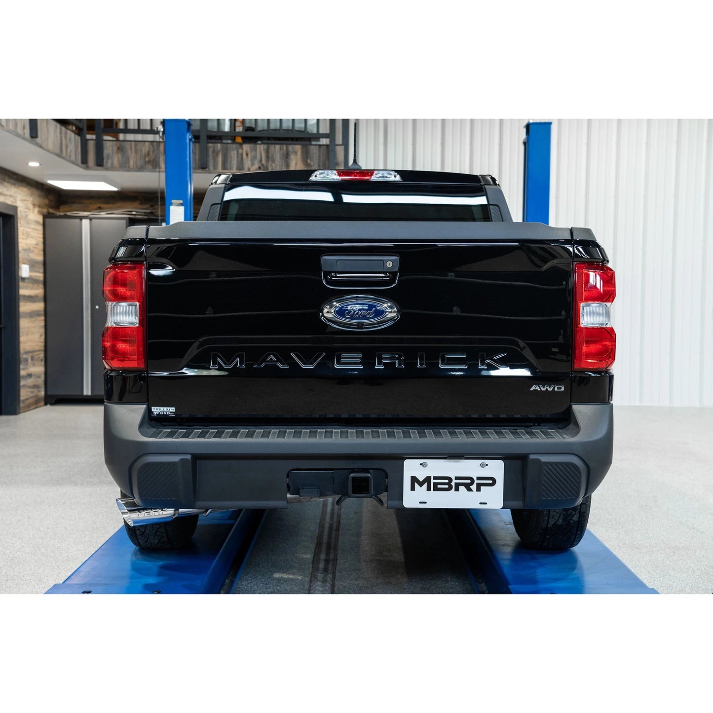 MBRP 2022+ Ford Maverick T304 4in OD Tip Single Side Exit 3in Cat Back Exhaust