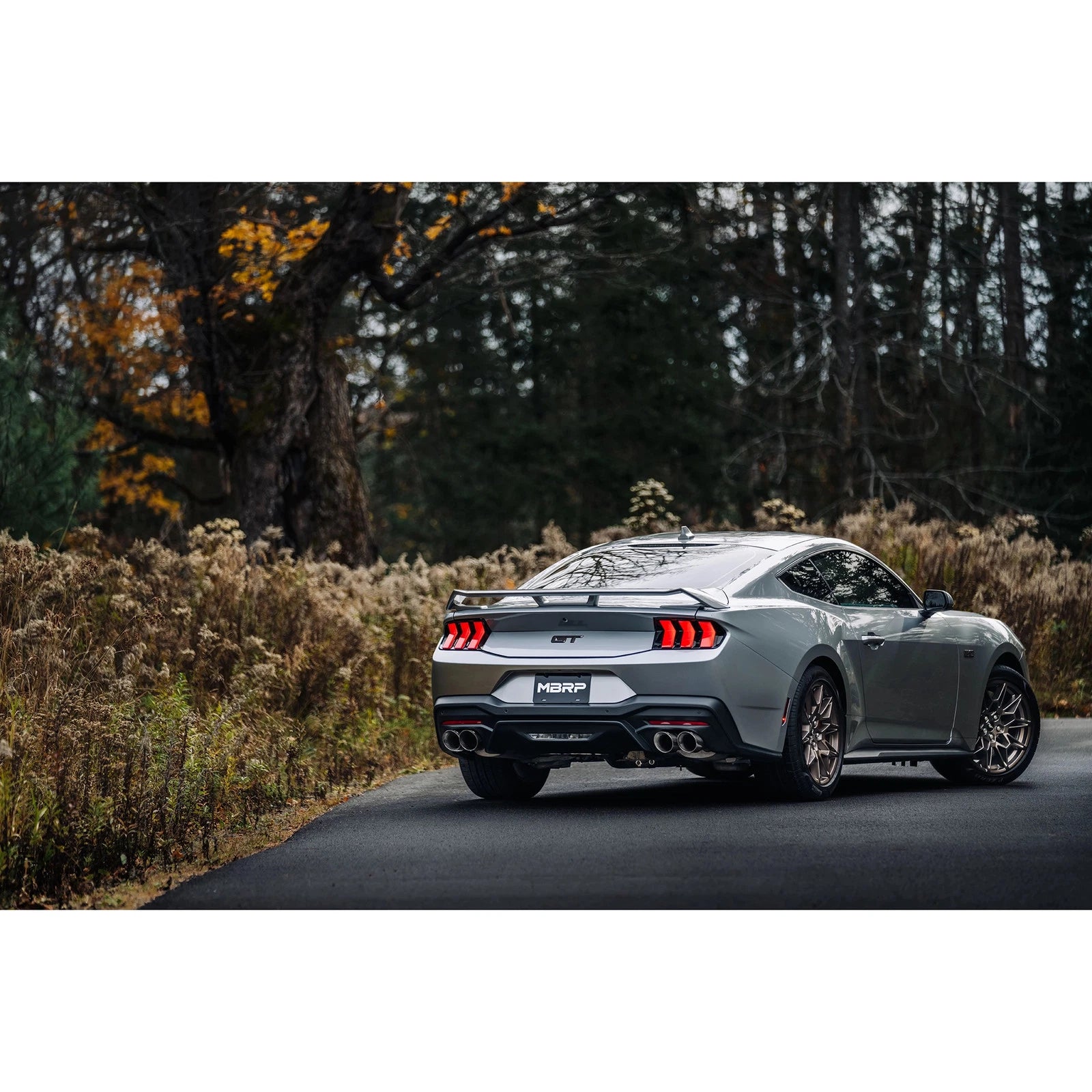 MBRP 2024+ Ford Mustang GT Armor Lite 3in Steet Profile Catback Exhaust - Stainless Steel Tips