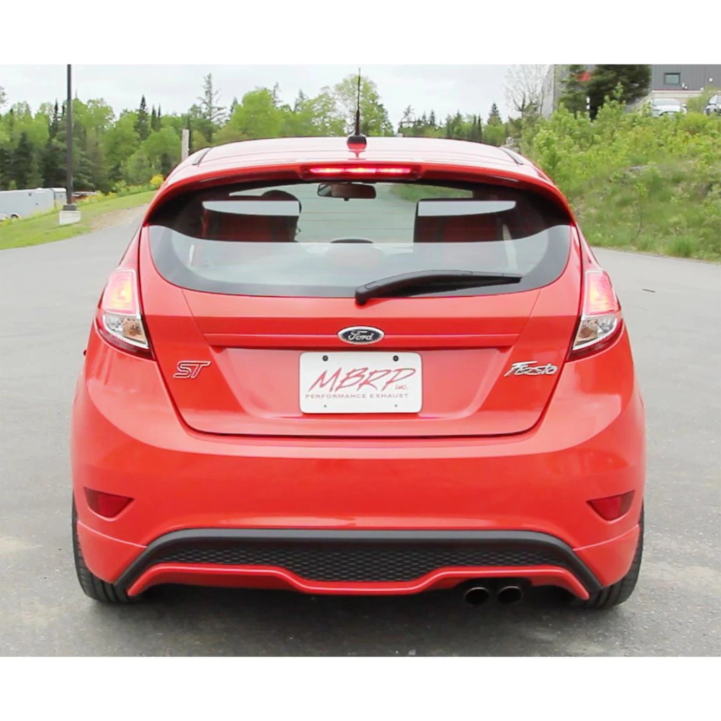 MBRP 14-19 Ford Fiesta ST 1.6L EcoBoost 3in Dual Outlet Alum Cat Back