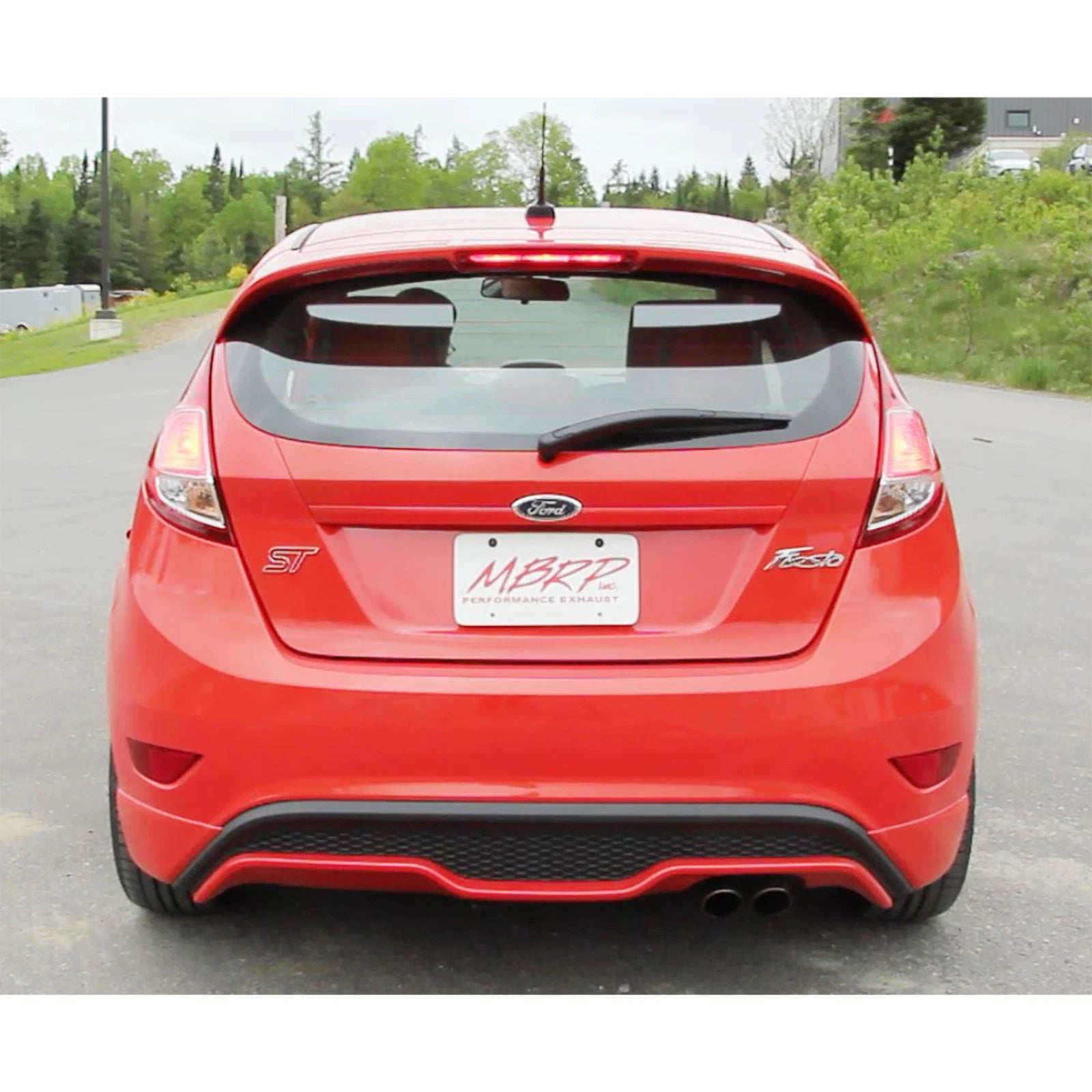 MBRP 14-19 Ford Fiesta ST 1.6L EcoBoost 3in Dual Outlet Alum Cat Back