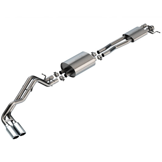 Borla 24-25 Ford Ranger XLT Side Exit S-type Exhaust w/ Chrome Tips