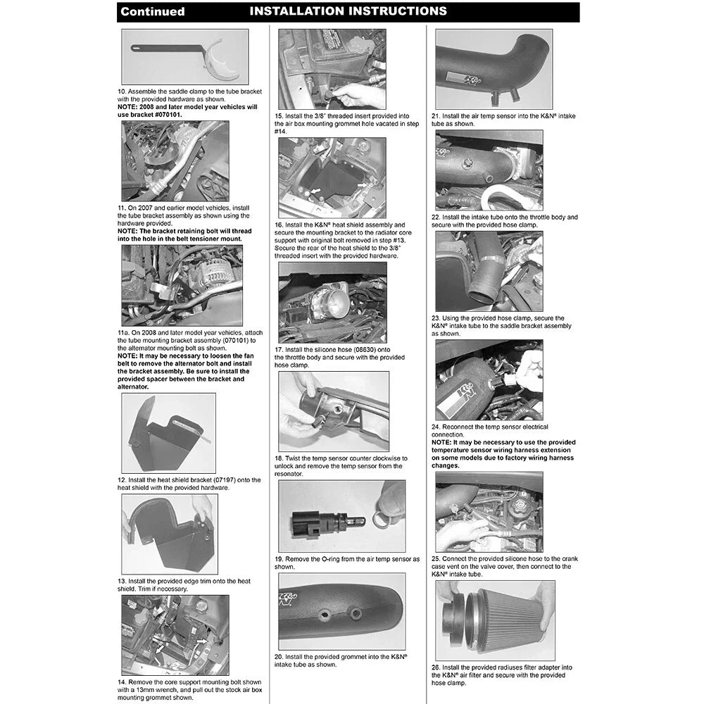 K&N 04-06 Dodge Durango V8-5.7L Performance Intake Kit