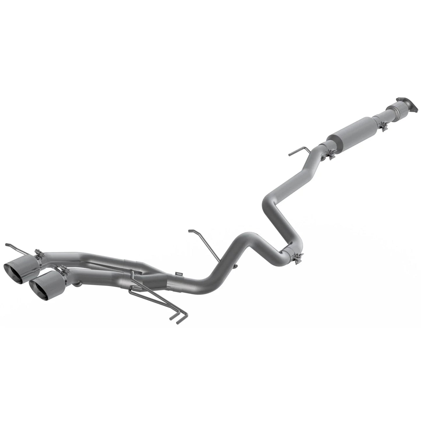 MBRP 13-18 Hyundai Veloster Turbo 2.5in T304 w/ 4in. OD Tips - Cat Back Dual Exit
