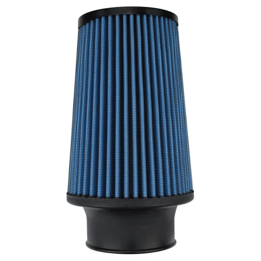 Injen NanoWeb Dry Air Filter 3.00in Neck 5.00in Base 7.00in Tall 4.00in Top 45 Pleats 9.05in Height