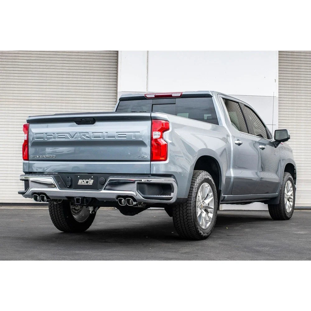 Borla 2019 Chevy Silverado 1500 5.3L V8 CC SB 147.4in WB Touring Cat-Back w/ Quad Square Tips