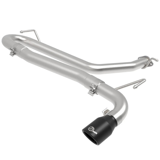 aFe Takeda 2.5in 304 SS Axle-Back Exhaust w/o Muffler w/BlackTips 18-22 Hyundai Kona L4-1.6L (t) AWD