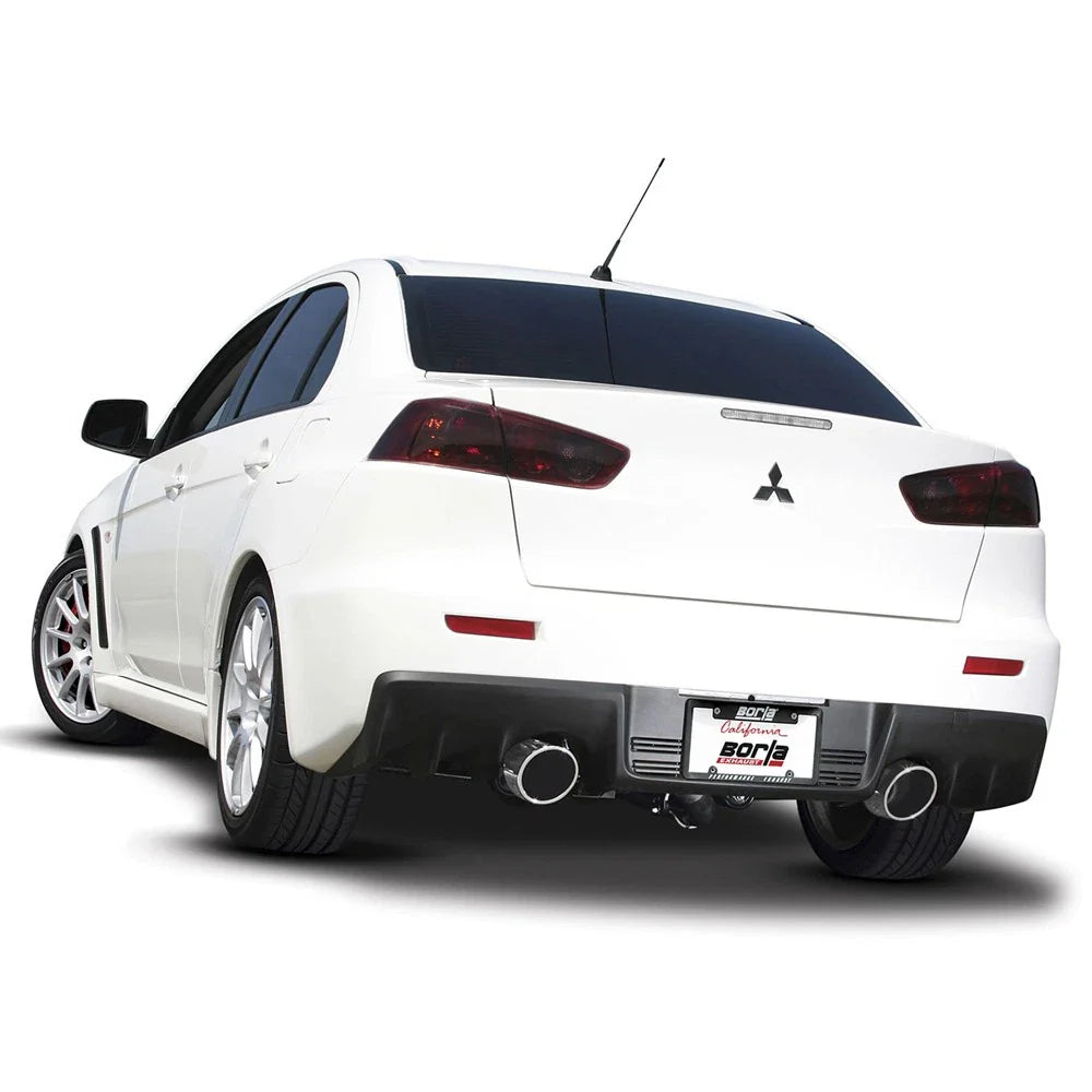 Borla 09-15 Mitsubishi Lancer Ralliart 2.0L 4cyl MT 6spd AWD Catback Exhaust
