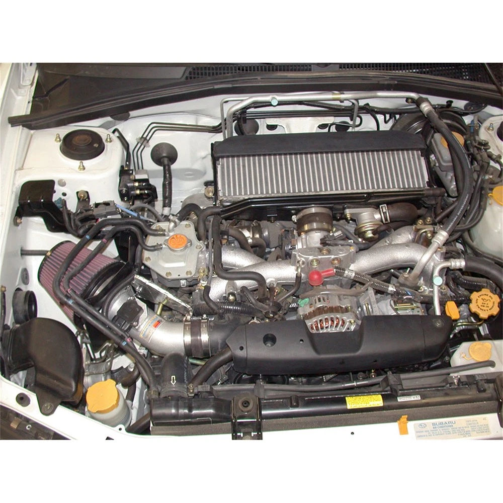 K&N 04-06 Subaru Forester XT F4-2.5L Silver Typhoon Short Ram Intake