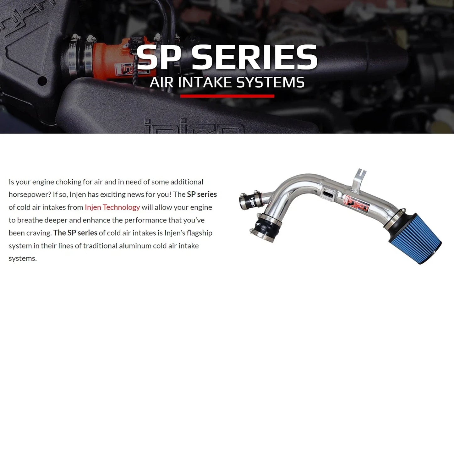 Injen 2019+ Toyota Corolla 2.0L Black Cold Air Intake