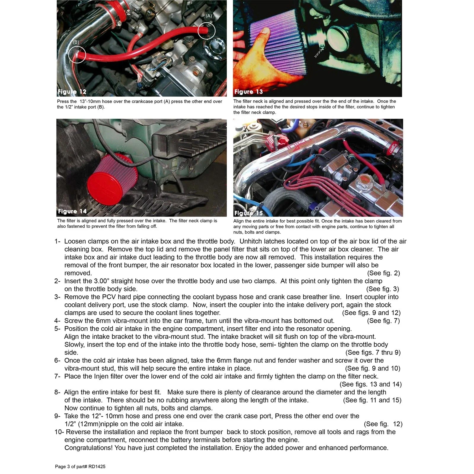 Injen 97-01 Integra Type R Polished Cold Air Intake