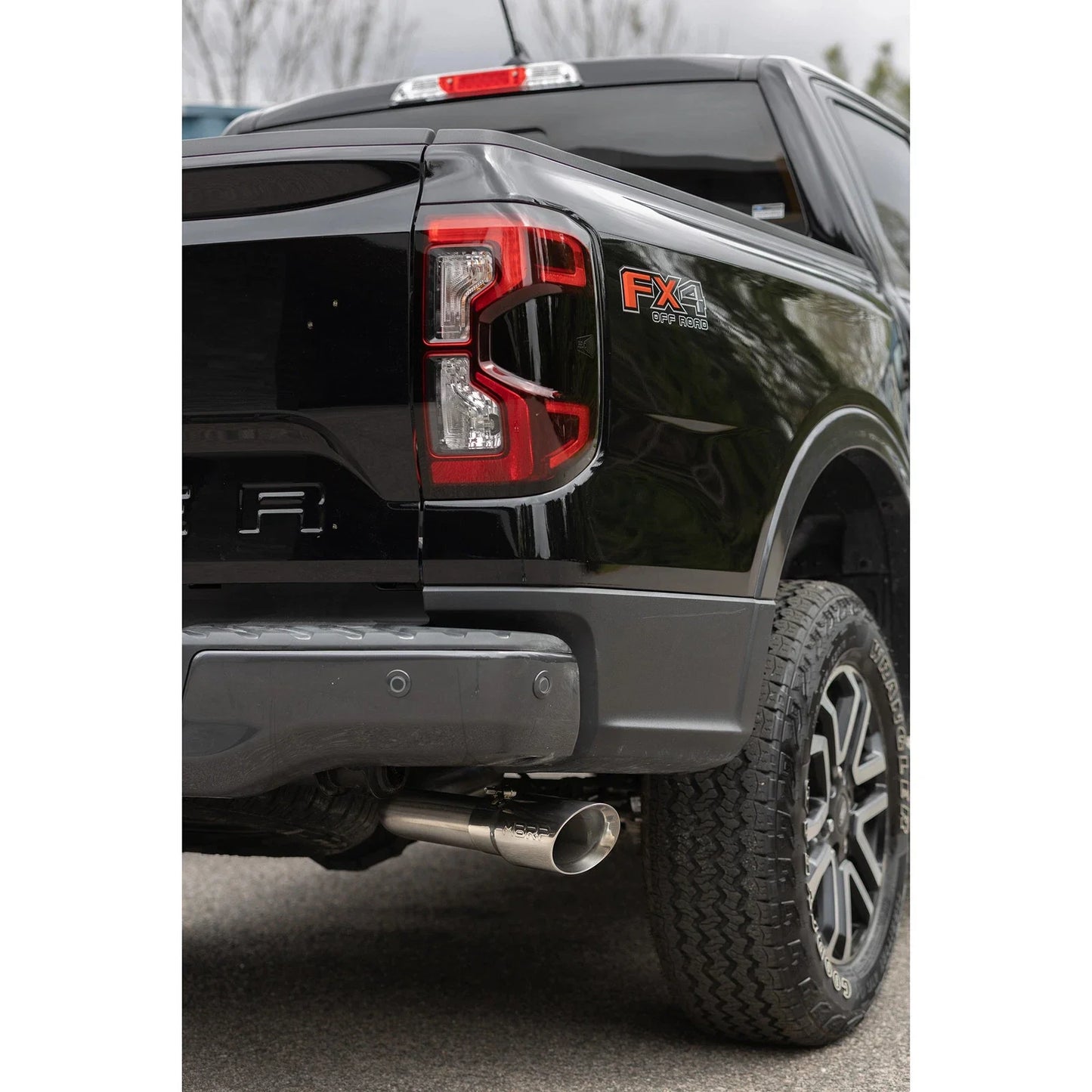 MBRP 2024 Ford Ranger T304 SS Single Side Outlet 3in Cat Back Exhaust
