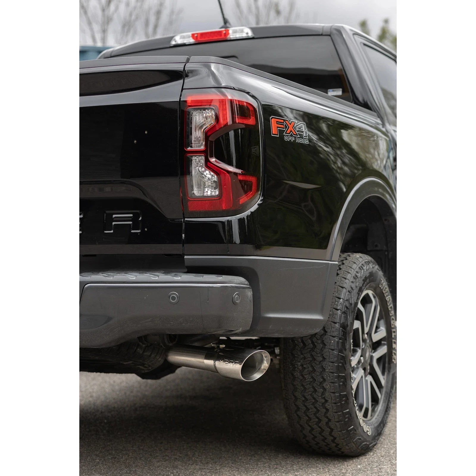 MBRP 2024 Ford Ranger T304 SS Single Side Outlet 3in Cat Back Exhaust