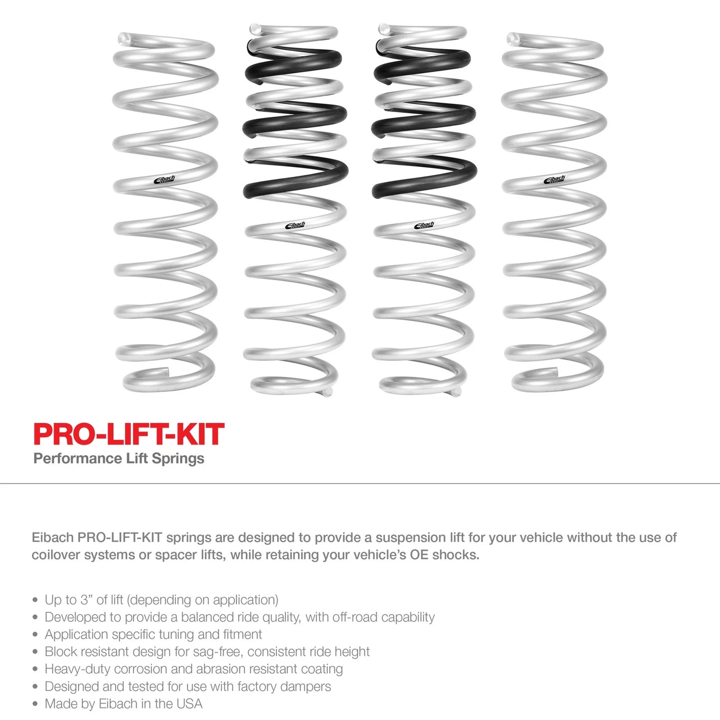 Eibach 23-24 Toyota Sequoia Pro-Lift Kit Front Springs