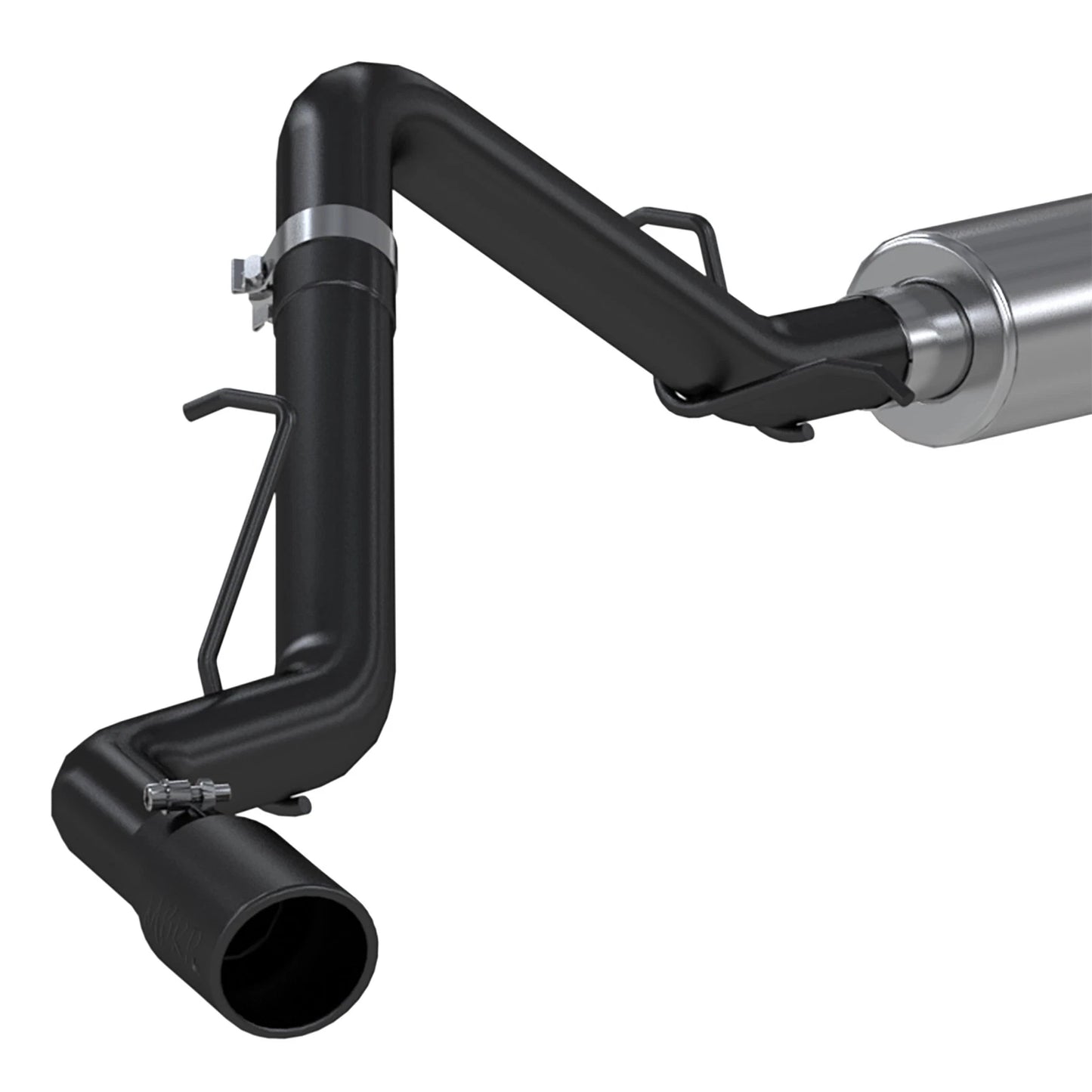 MBRP 2019 Chevrolet/GMC 1500 Silverado/Sierra 4.3L & 5.3L 3 in Cat Back, Single Side (Black Coated)
