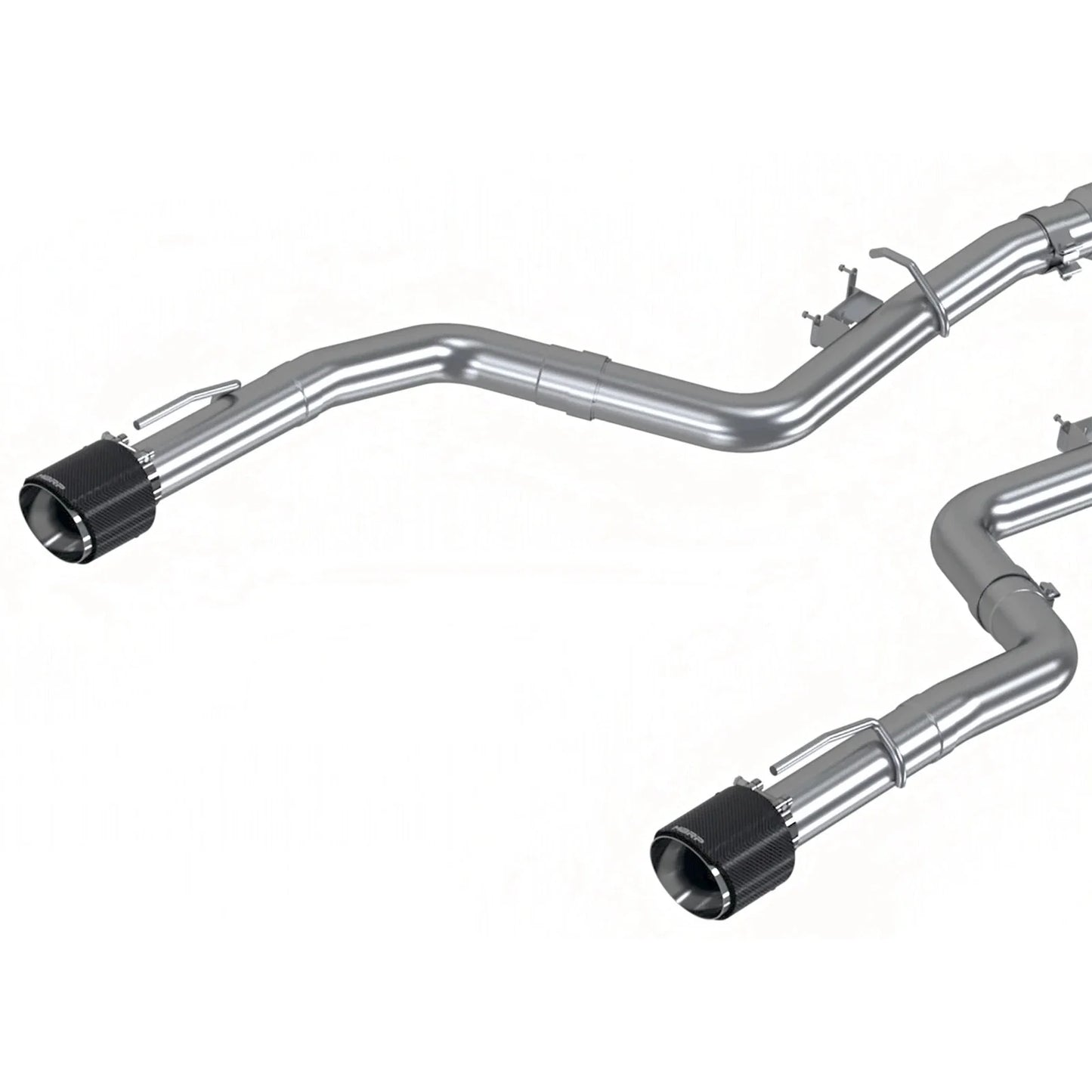 MBRP 17-21 Charger 5.7L/6.2L/6.4L 3in Race Profile Cat-Back w/Dual Carbon Fiber Tips T304 SS Exhaust