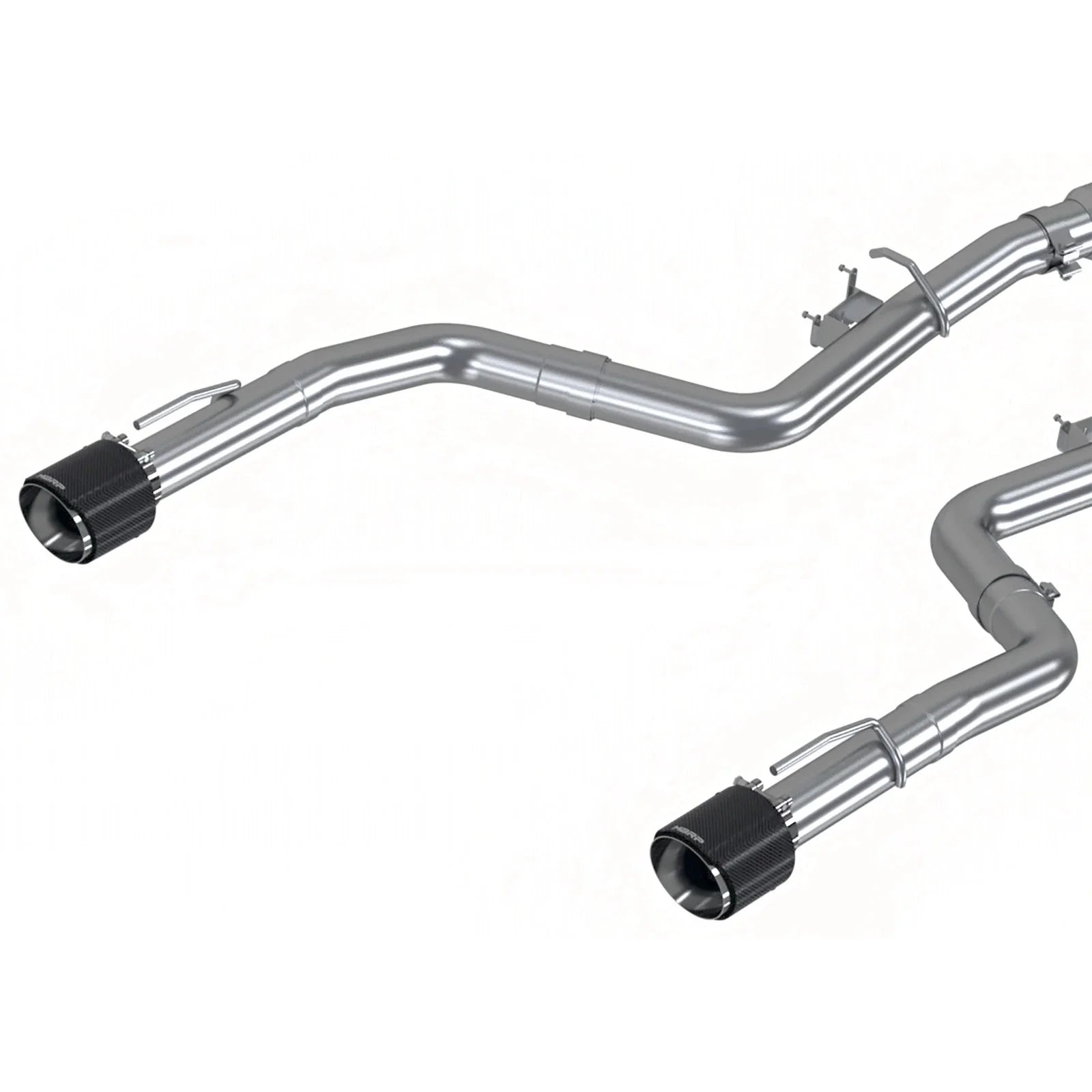 MBRP 17-21 Charger 5.7L/6.2L/6.4L 3in Race Profile Cat-Back w/Dual Carbon Fiber Tips T304 SS Exhaust