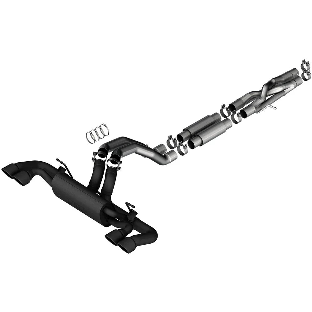 Borla 21-22 Jeep Wrangler Rubicon 392 6.4L V8 AT 4WD 4DR S-Type Cat-Back Exhaust - Coated Black