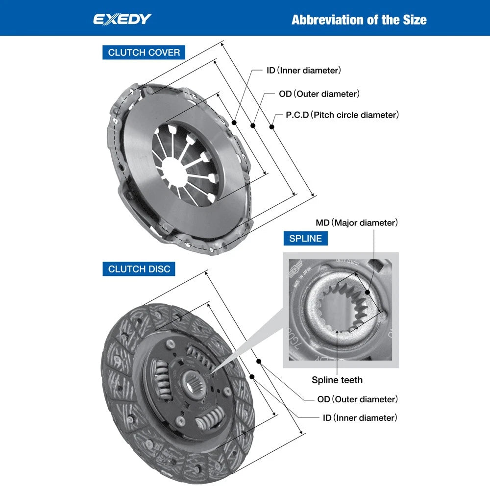 Exedy OE 2005-2005 Saab 9-2X H4 Clutch Kit
