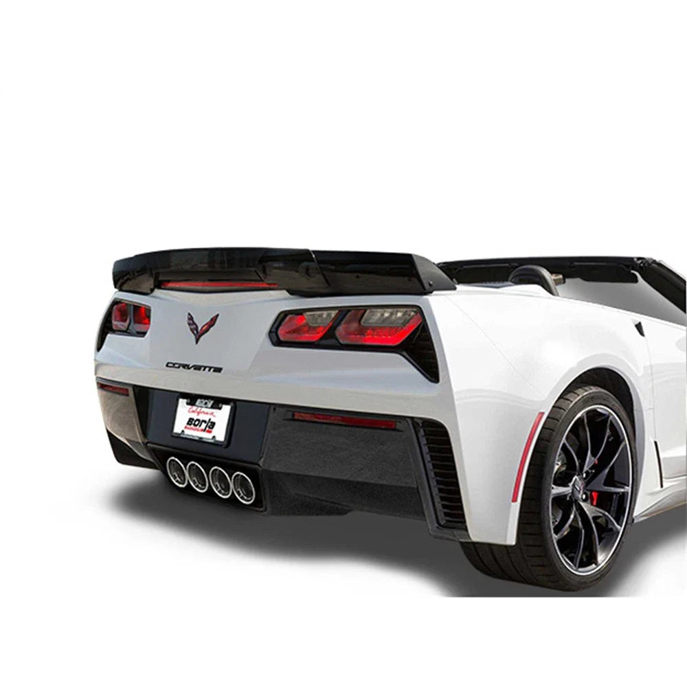 Borla 15 Chevy Corvette C7 ZO6 6.2L w/o AFM w/ NPP ATAK Quad RD RL AC Tips Center Rear Exit Exhaust
