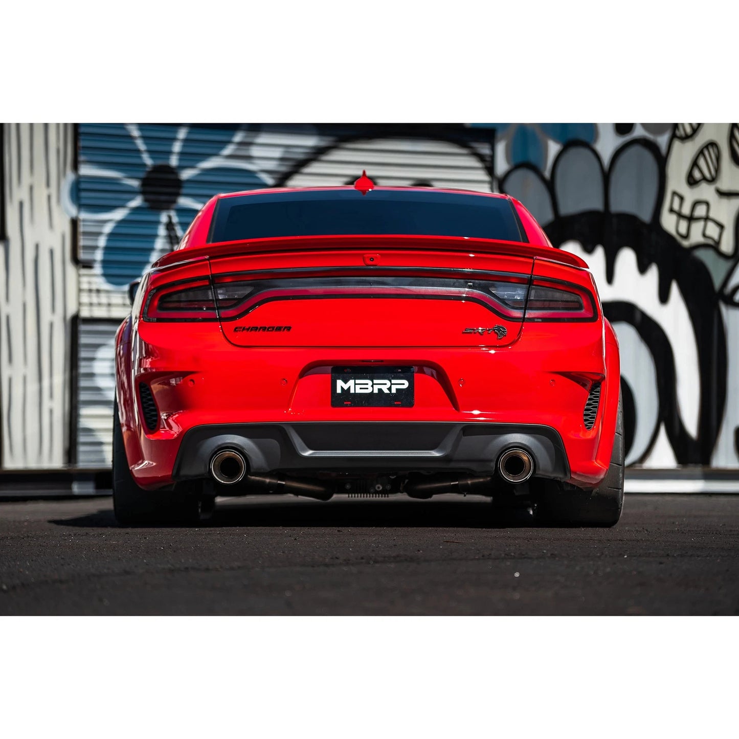 MBRP 17-21 Charger 5.7/6.1/6.4L 3in Dual Rear Exit SS Catback Exhaust w/ Carbon Fiber Tips