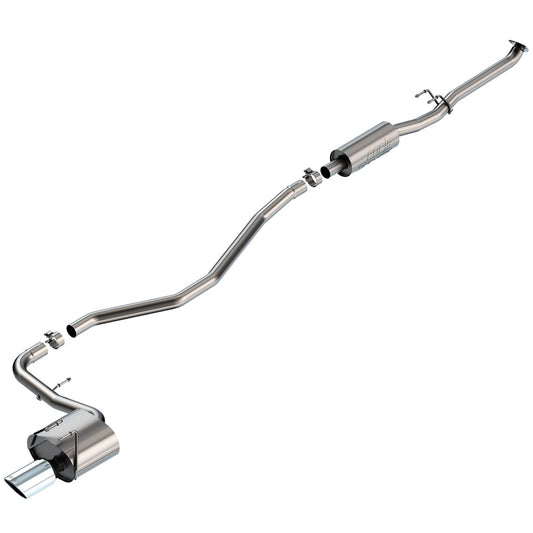 Borla 22-24 Honda Civic Sport 2.25in S-Type Cat Back 4in Tip - Bright Chrome