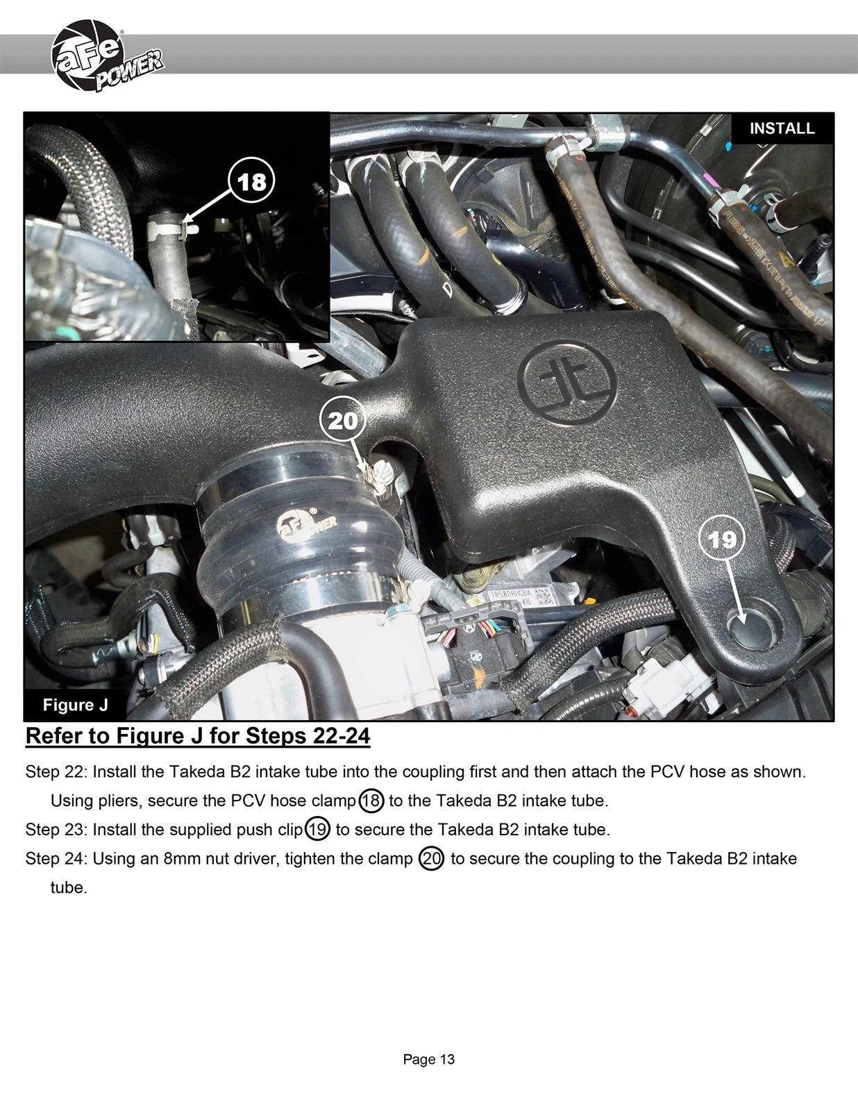 aFe Takeda Momentum Pro 5R Cold Air Intake System 20-22 Subaru Outback H4-2.5L