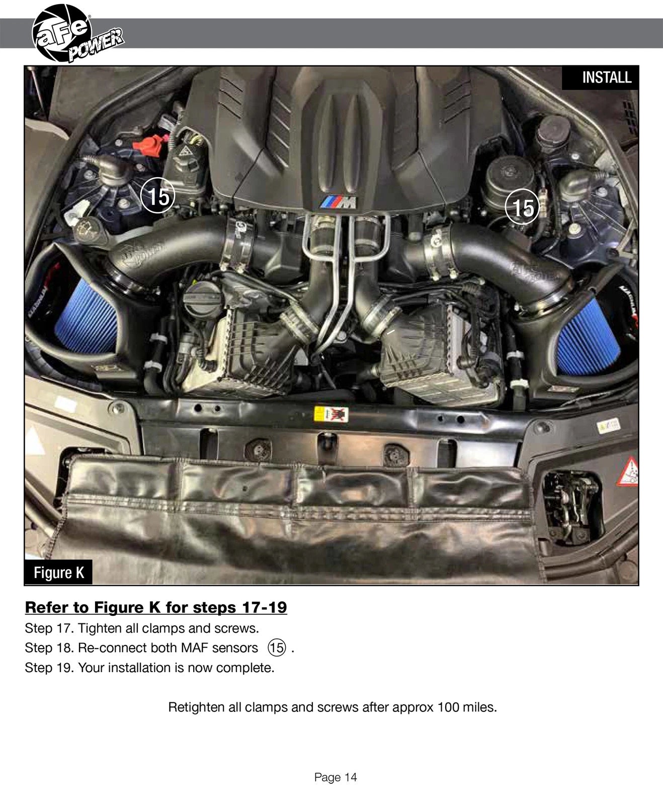 aFe POWER Magnum FORCE Stage-2 Pro DRY S Cold Air Intake System 12-19 BMW M5 (F10) / M6 (F12/13)