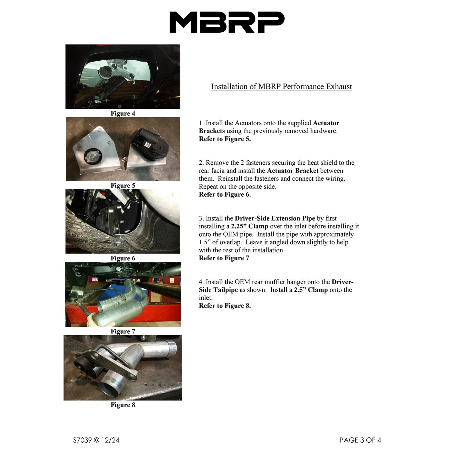 MBRP 16-19 Chevrolet Camaro V6 2.5in BLK NPP Dual Axle Back Exhaust w/ 4in Quad Dual Wall Tips