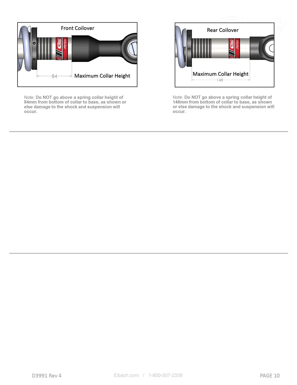 Eibach 2021+ Ford Bronco Pro-Truck Coilover 2.0 Front & Rear