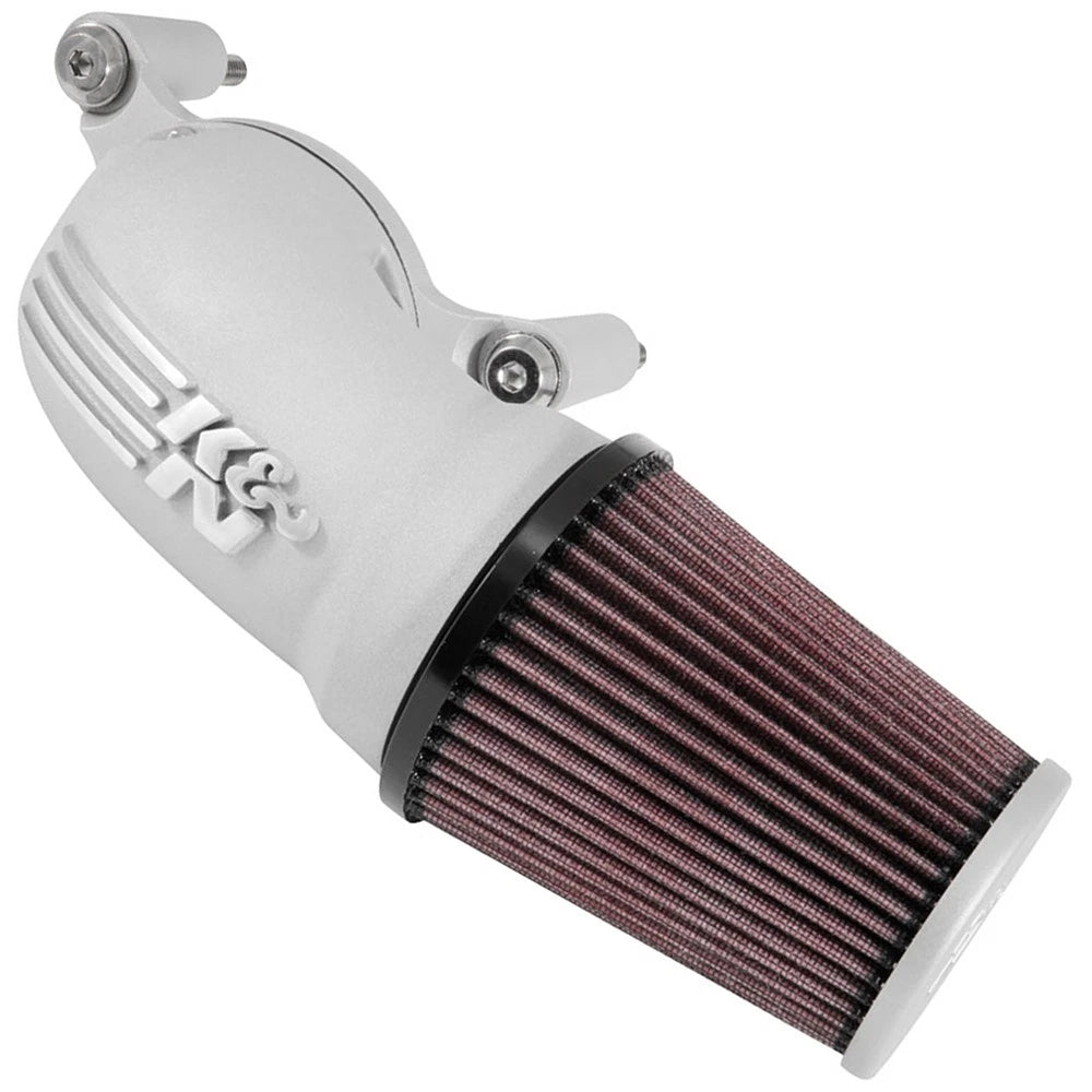 K&N 01-17 Harley-Davidson Softail / Dyna FI Performance Air Intake System Silver