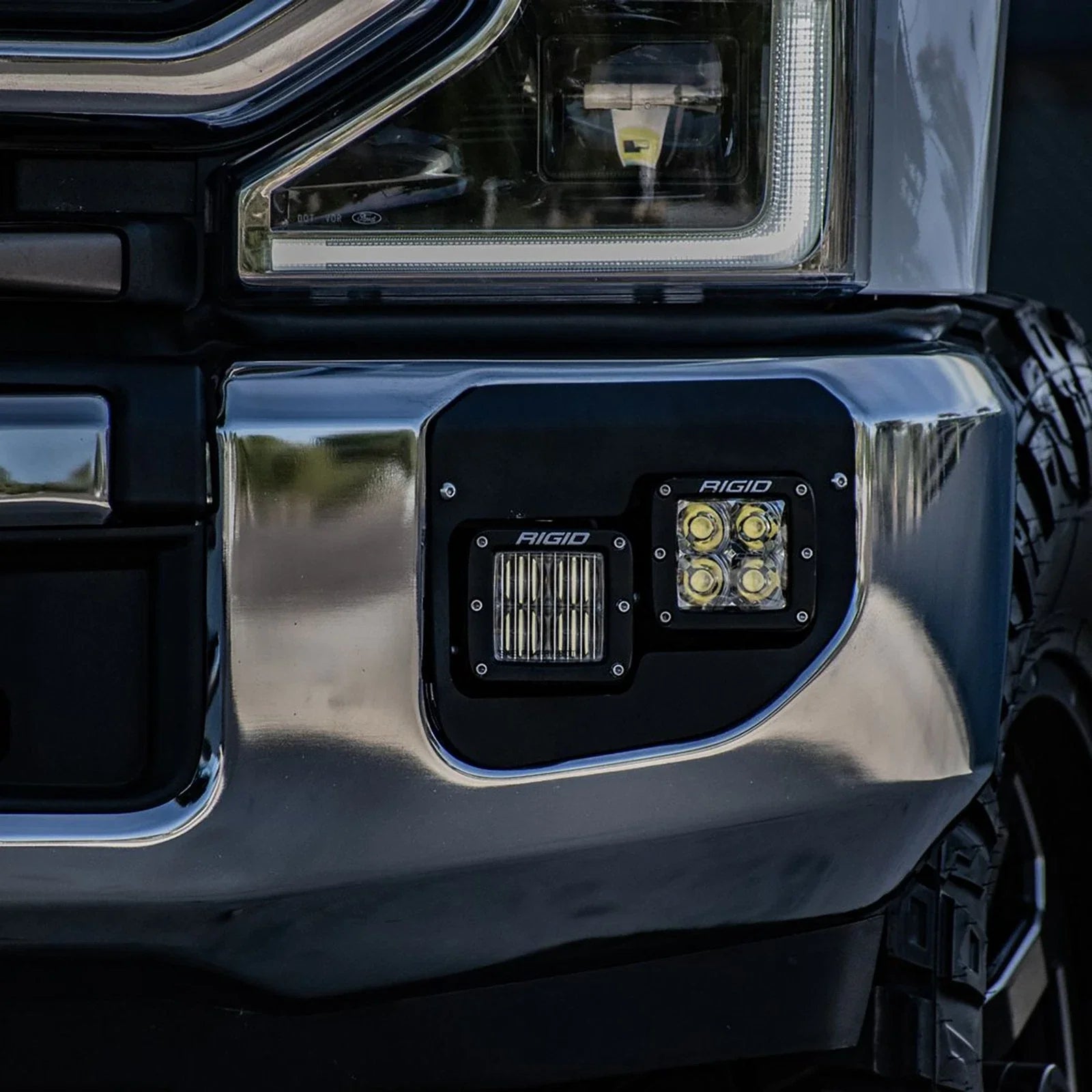 Rigid Industries 2020+ Ford Super Duty Dual Fog Kit