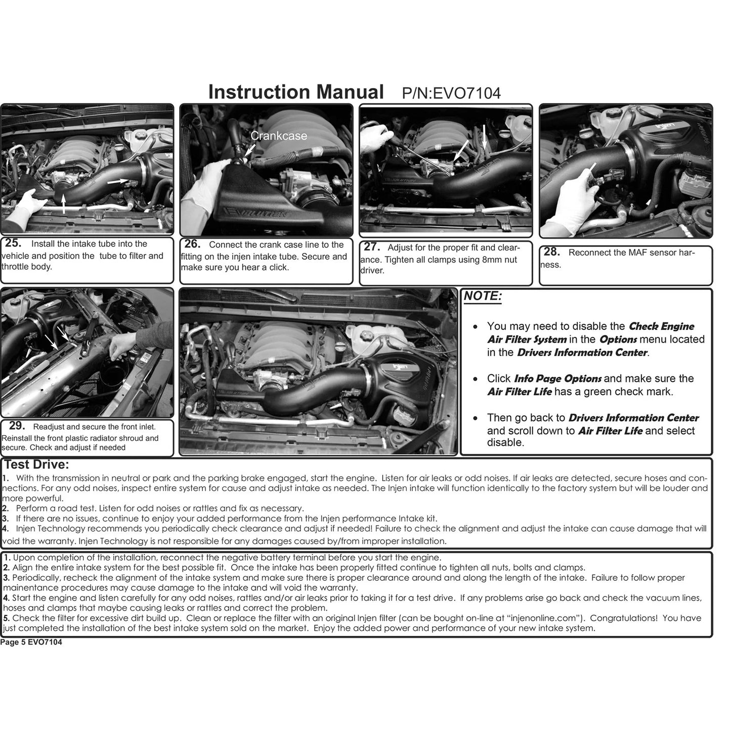 Injen 19-20 Chevrolet Silverado 1500 V8-5.3L Evolution Intake (Oiled)