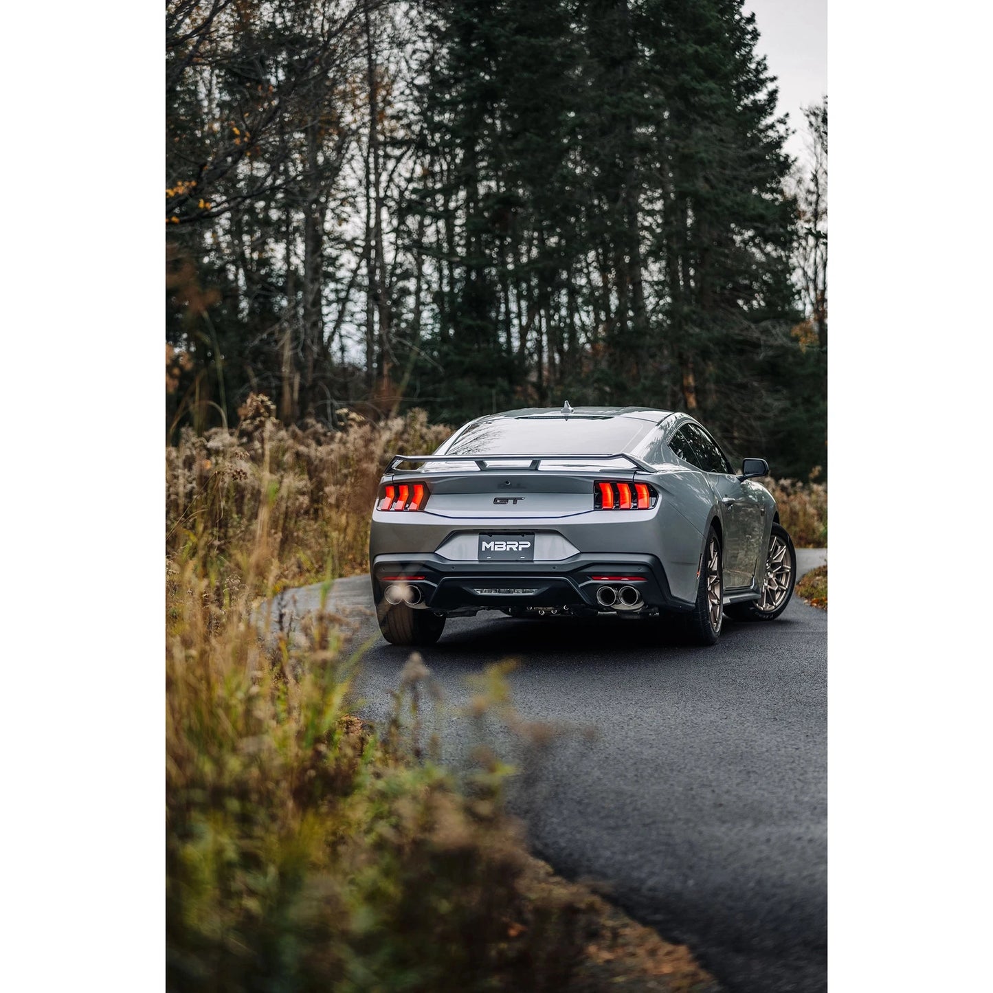 MBRP 2024+ Ford Mustang GT Armor Pro 3in Steet Profile Catback Exhaust - Stainless Steel Tips