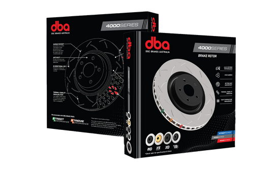 DBA 2016-2017 Ford Focus RS Drilled & Slotted 4000 Series Rotor