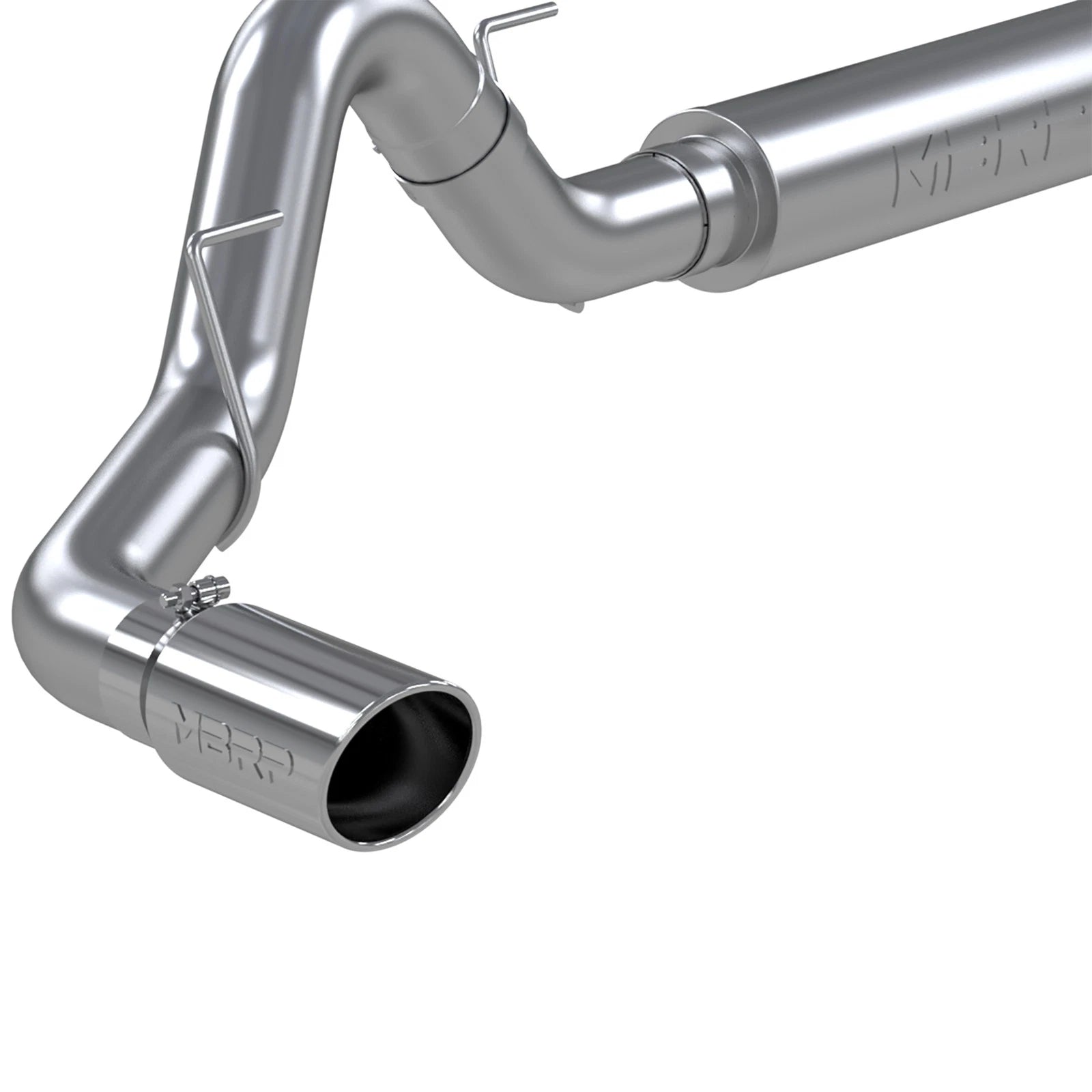 MBRP 2021+ Ford F150 2.7L/3.5L/5.0L 4in Aluminized Steel Cat-Back - RACE VERSION