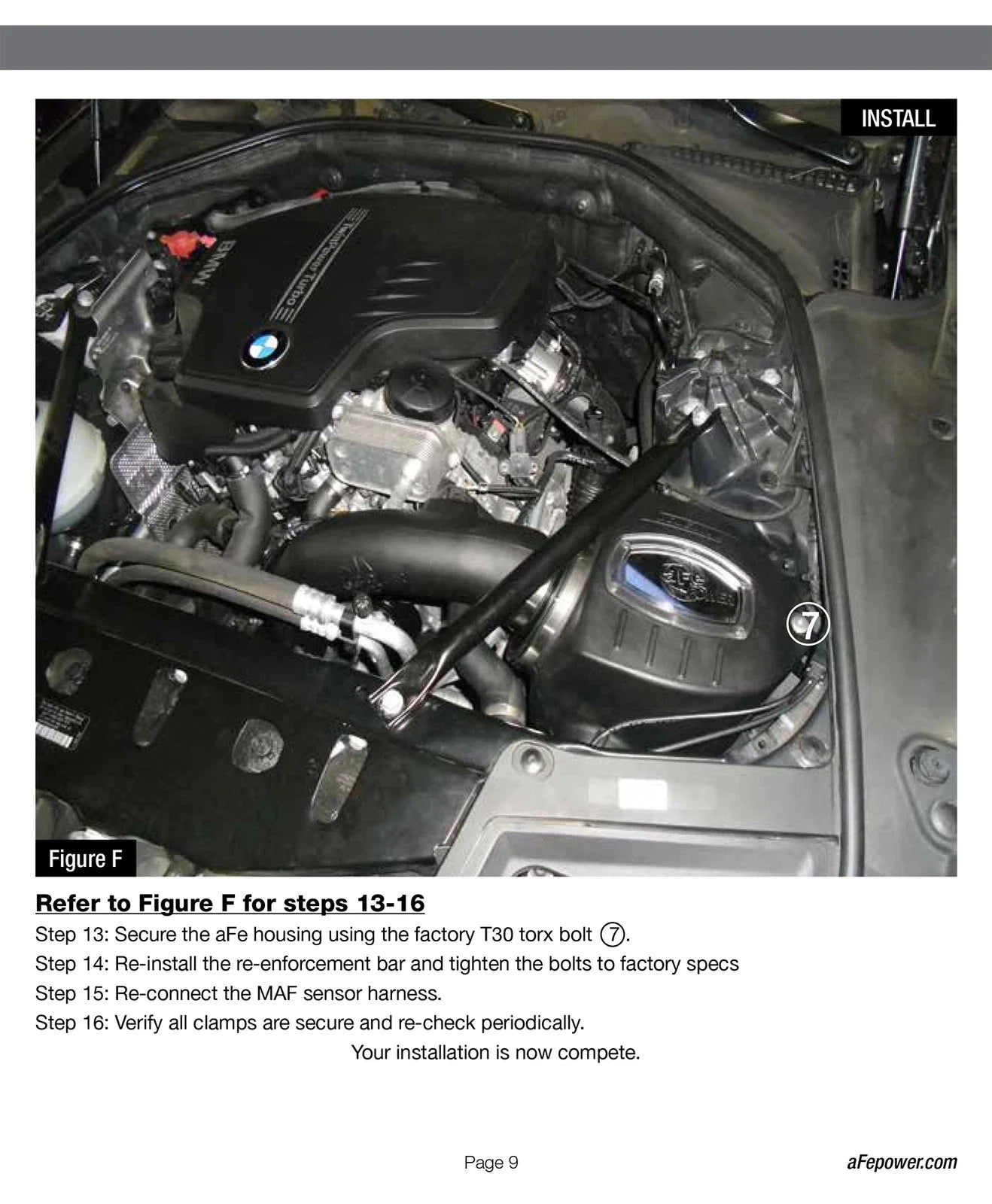 aFe Momentum Pro 5R Intake System BMW 528i/ix (F10) 12-15 L4-2.0L (t) N20
