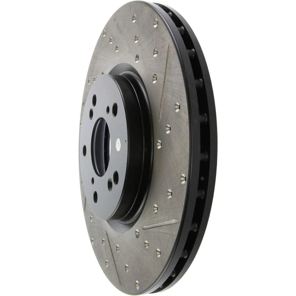 StopTech 04-08 Acura TL (Brembo Caliber) SportStop Slotted & Drilled Left Front Rotor