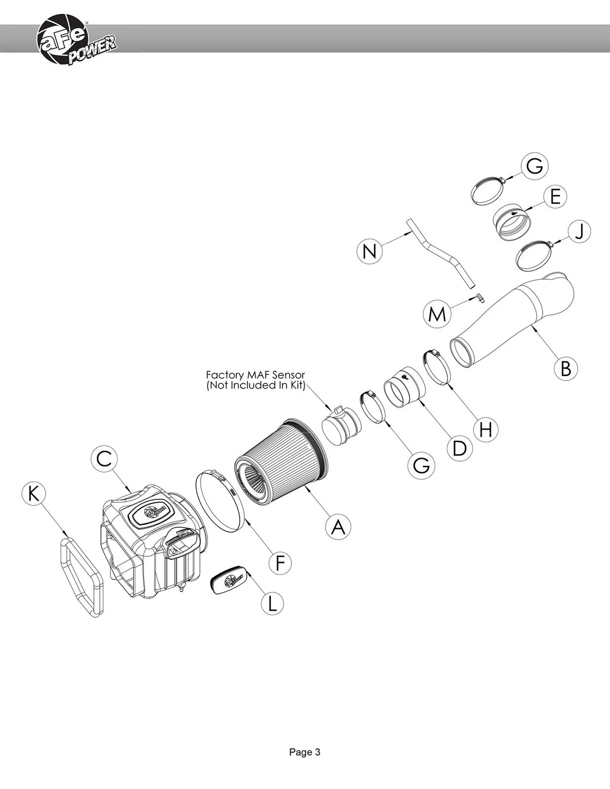 aFe Momentum GT Stage-2 Si Pro DRY S Intake System GM Trucks/SUVs V8 4.8L/5.3L/6.0L/6.2L (GMT900) El
