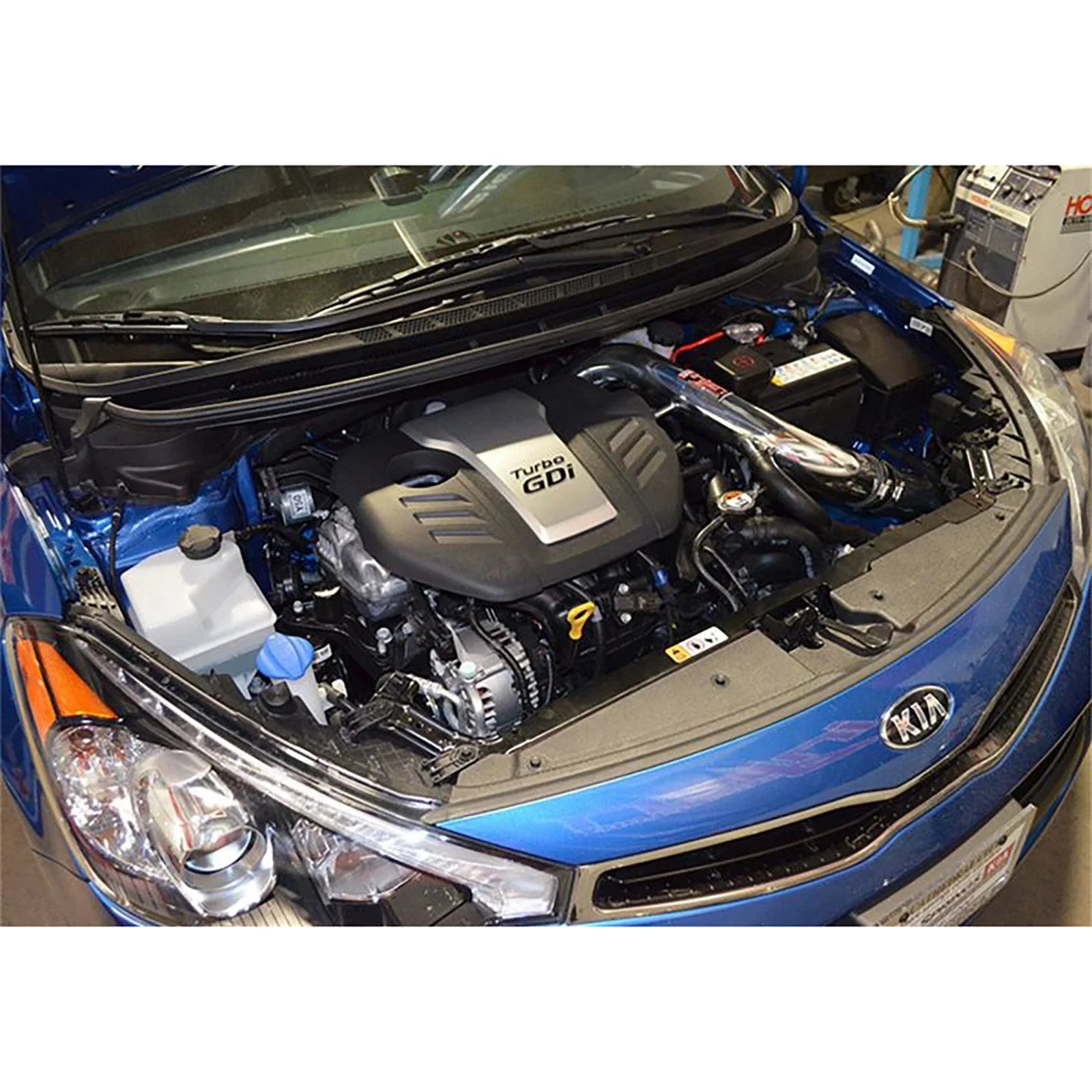 Injen 2014 Kia Forte Koup 1.6L Turbo 4Cyl Polished Cold Air Intake (Converts to Short Ram Intake)