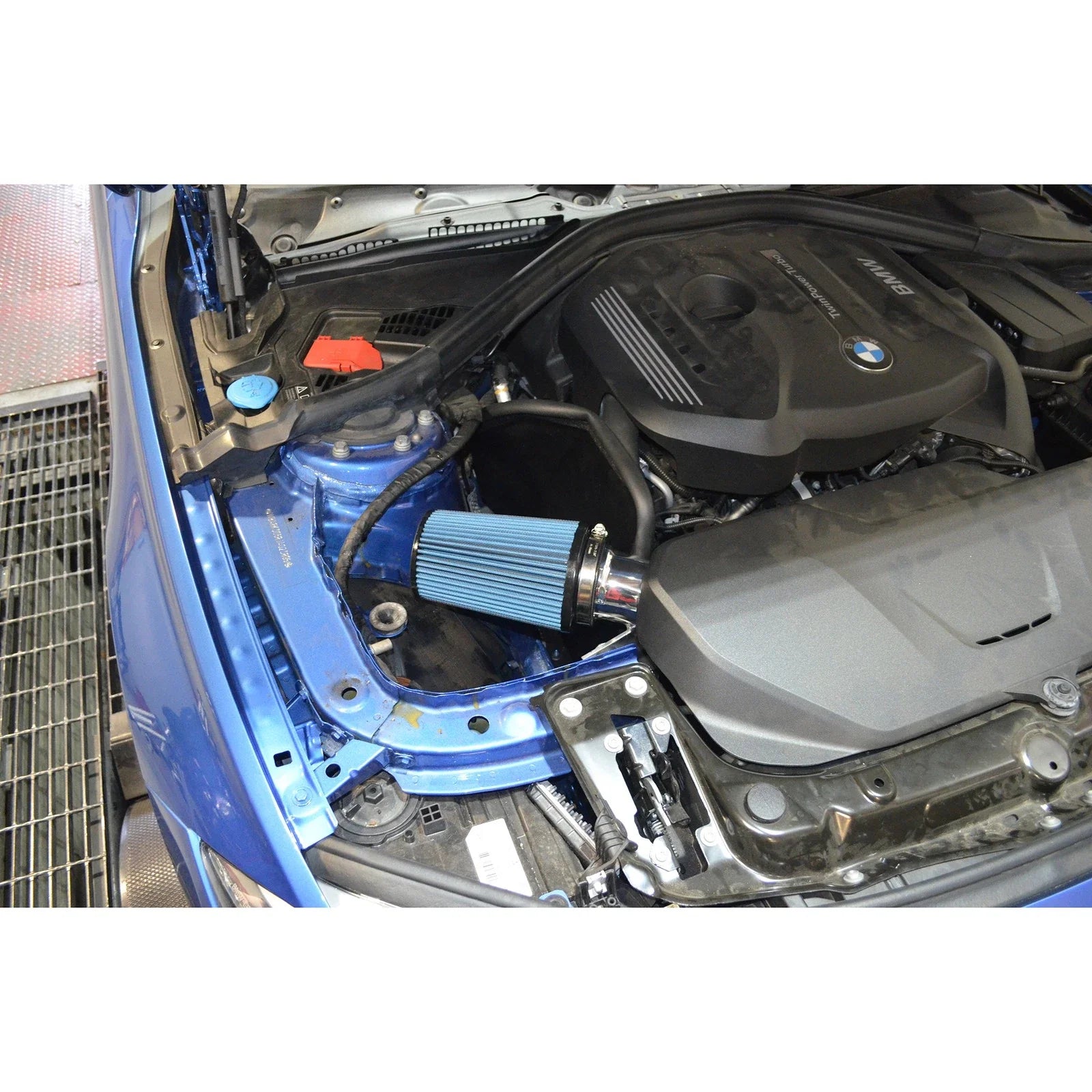 Injen 16-18 BMW 330i B48 2.0L (t) Wrinkle Red Cold Air Intake
