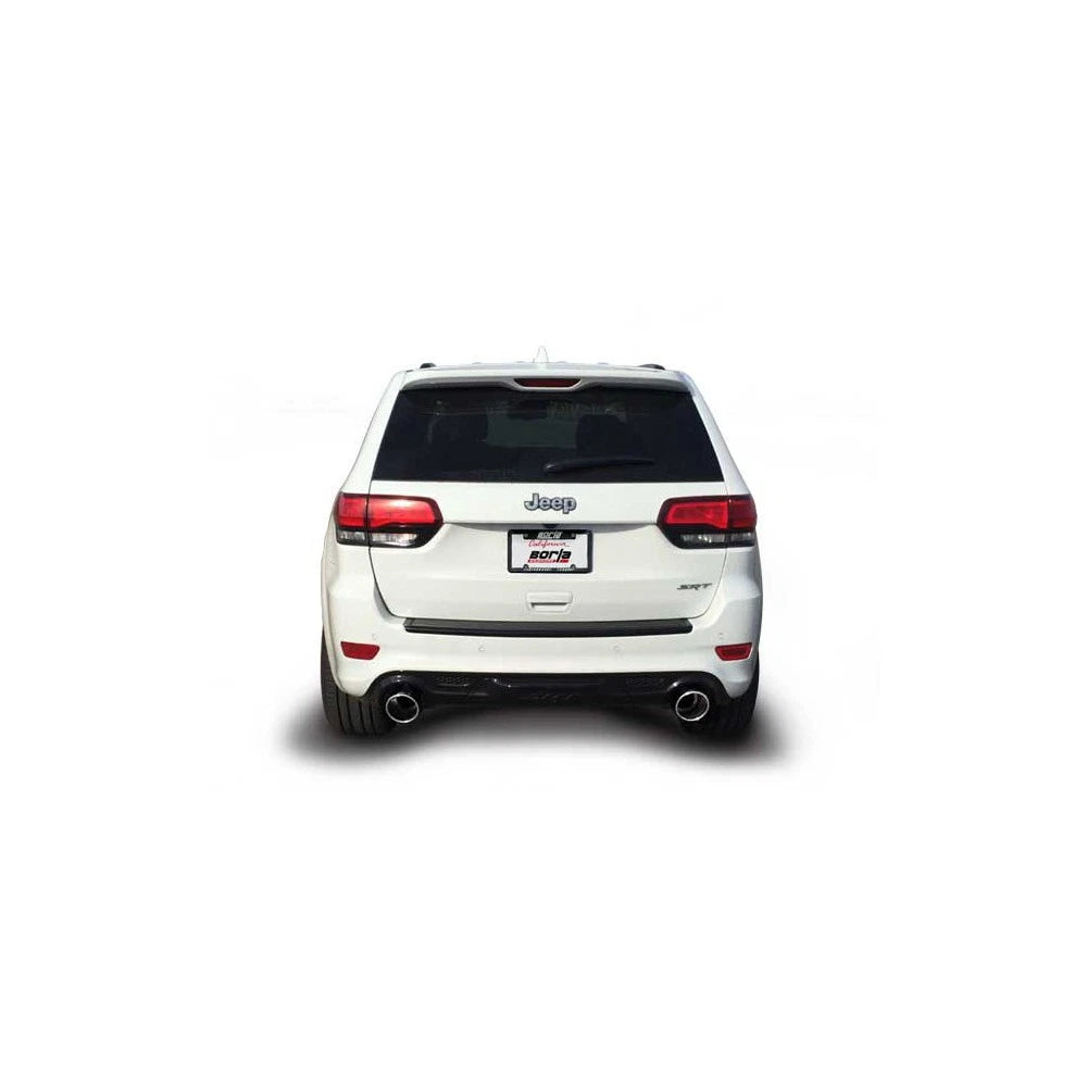 Borla 2015 Jeep Grand Cherokee SRT8 S-Type Dual Round Rolled Exit Catback Exhaust
